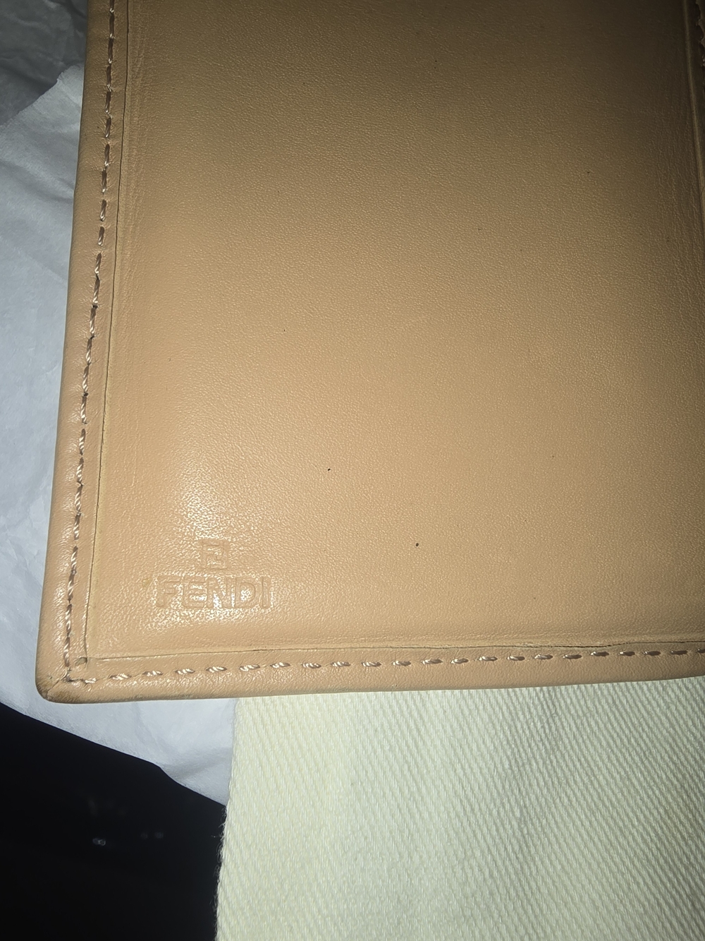 Fendi FF Monogram Tan Large Leather Wallet With Dustbag - Picture 11 of 16